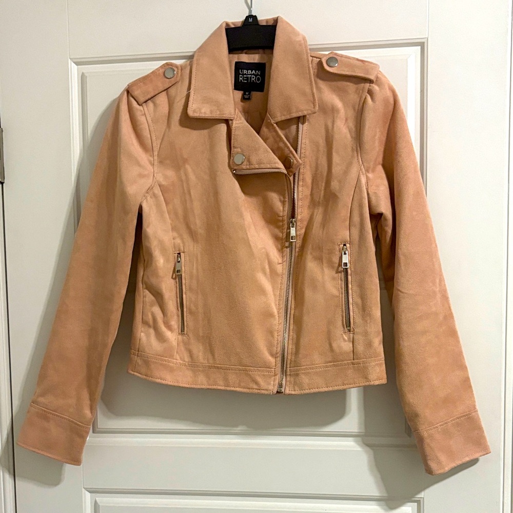 Urban Retro M Women's Tan Suede Jacket